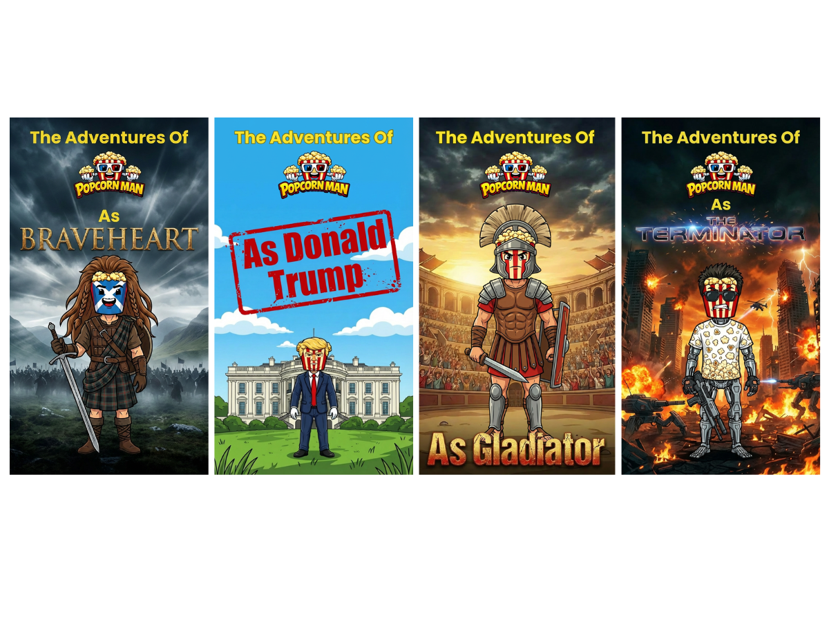 Popcorn Man — adventures series